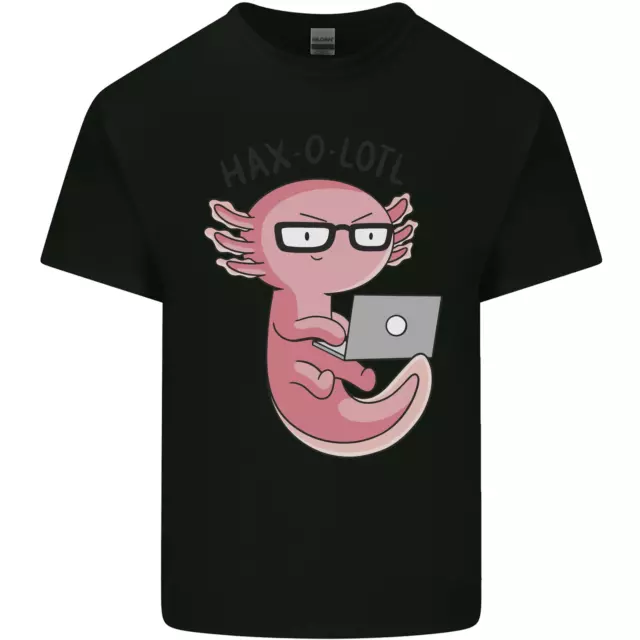 Axolotl Ordinateur Équitation Axolotl Homme Coton T-Shirt