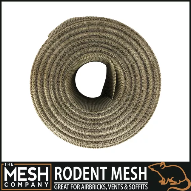 Heavy Stainless Steel Rodent Airbrick Vent Mesh (2mm Hole) Blocks Rats & Mice