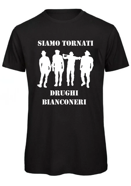 Tshirt JUVE DRUGHI tifosi Ultras CURVA SUD maglia FAN calcio Abbigliamento