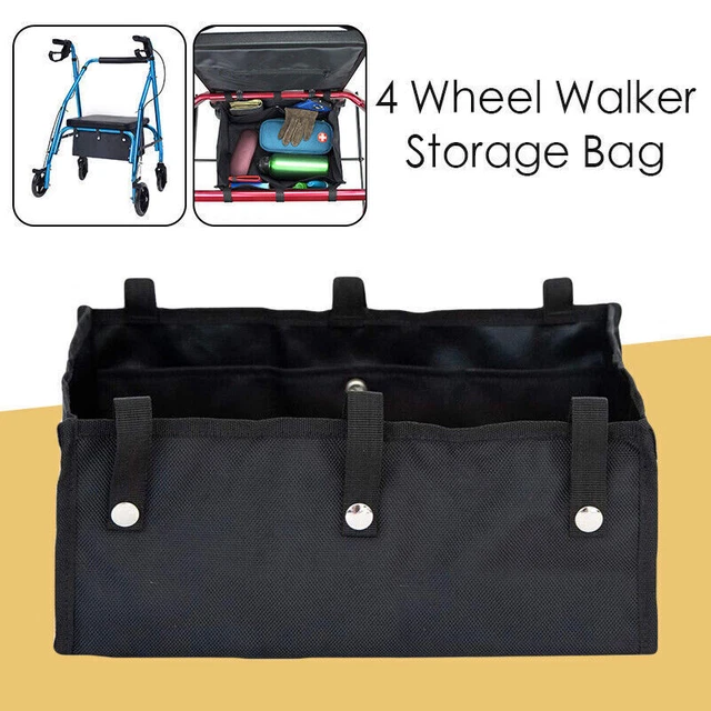Untersitz-Rollatortasche Tasche Aufbewahrung für Wanderer Senoirs Zubehör DE DK