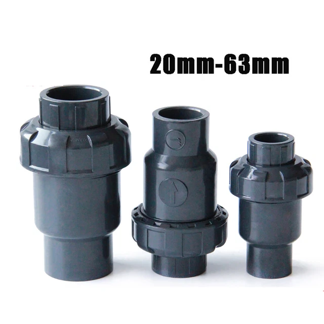Clapet Anti-retour PVC Pour Tuyau Drainage 50mm - Anti-odeurs, Anti-insectes, Balcon, Jardin