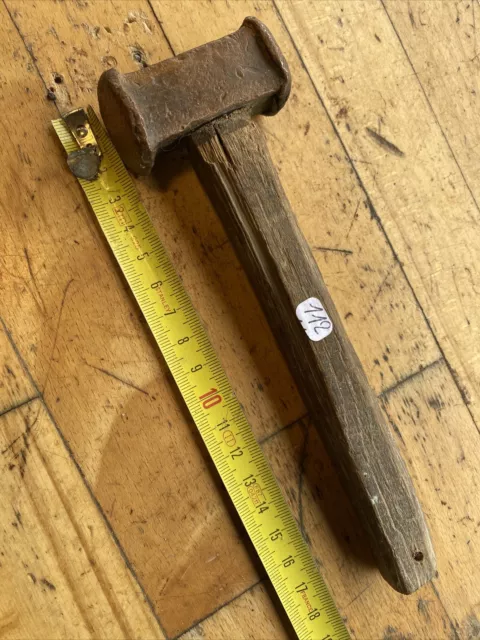 N°112 outillage outils anciens OLD TOOL HAMMER Outil ancien marteau En Cuivre