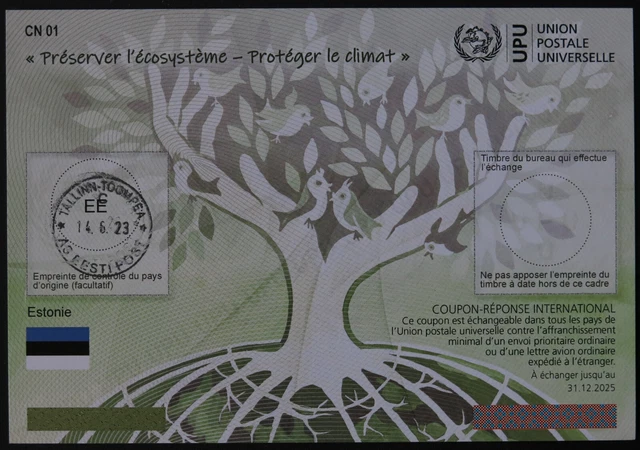 International Reply Coupon: Estonia / Antwortschein: Estland