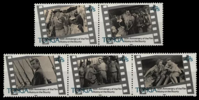 Tonga 1985 - Mi-Nr. 919-923 ** - MNH - Meuterei auf der Bounty