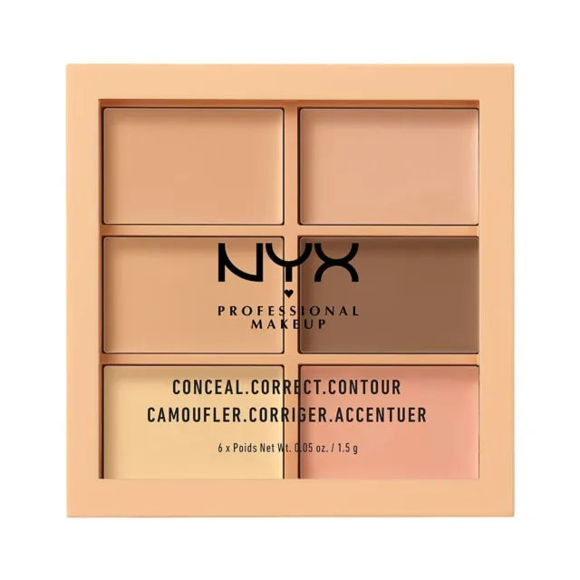 NYX Conceal Correct Contour Concealer Palette - 3CP01 Light