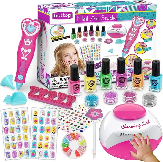 ✅ Nagelstudio Kinder Mädchen Geschenke , Schminke Geburtstag Weihnachten ✅