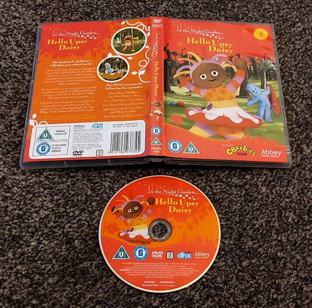 IN THE NIGHT Garden Hello Upsy Daisy Cbeebies Kids Children Pal Dvd £2. ...