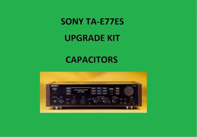 Le kit de réparation Sony ICF-SW1 SW1S comprend des condensateurs Panasonic + manuel d'entretien
