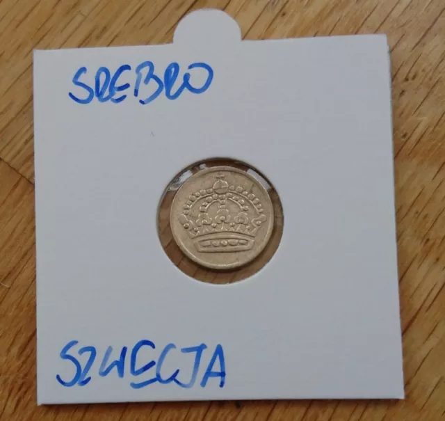Sweden Sverige Silver Coin 10 Ore Öre 1957 2