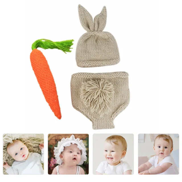 Newborn Baby Easter Outfit Rabbit Photography Clothing Carrot Costume Gift