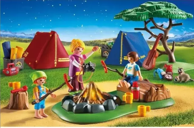 Playmobil -- Pièce de rechange --Tentes avec enfants et animatrice 6888 --