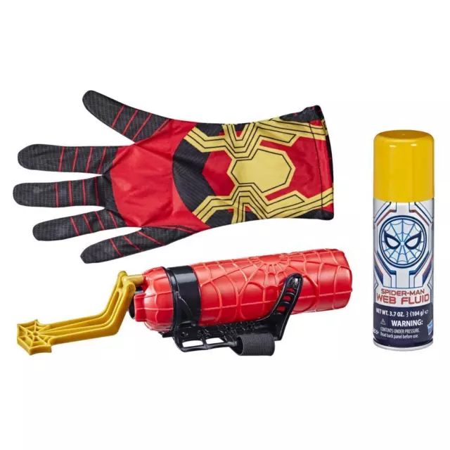 Hasbro Marvel Spider-Man Super Web Slinger Role-Play Toy, With Web Fluid, Shoots