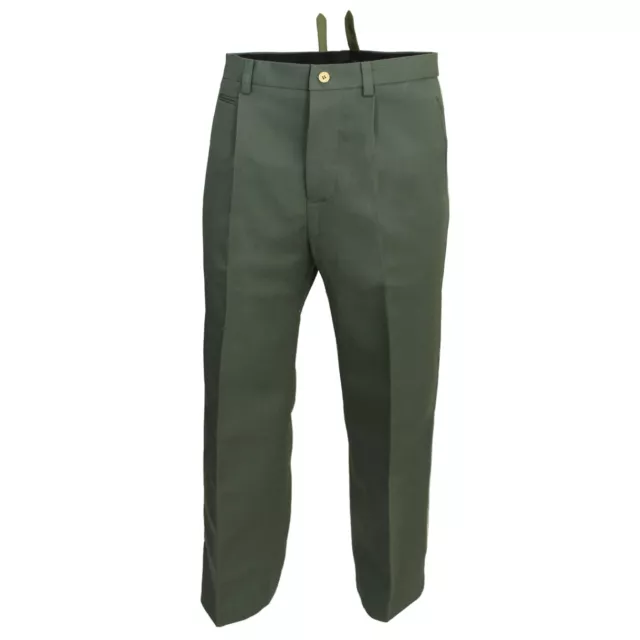 Pantaloni abiti tedeschi seconda guerra mondiale con tubazioni bianche - riproduzione cerimoniale e sfilata