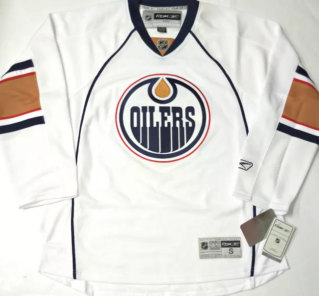 New Reebok Edmonton Oilers Ales Hemsky hockey jersey sr senior small NHL  home