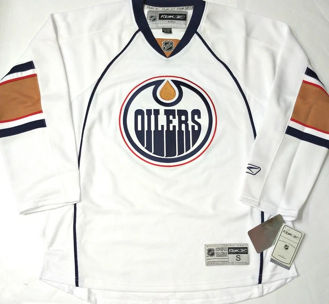 New Reebok Edmonton Oilers Ales Hemsky hockey jersey sr senior small NHL home