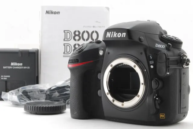 ** N Mint CLA'd ** Nikon D800 36.3 MP Digital SLR Camera Body w/ Body cap, Strap