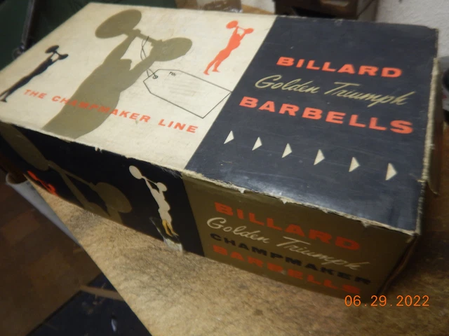 Plaques de poids standard vintage Dan Lurie Brooklyn NY Barbell 2,5, 5