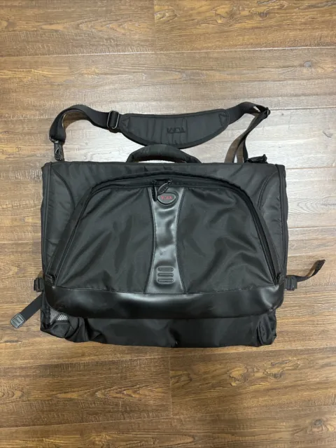 TUMI T-Tech Black  Nylon Tri-Fold Carry On Garment Bag 536C Luggage Suitcase