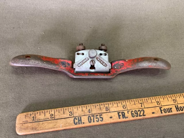 Record A151 Adjustable Spokeshave Red Round Bottom