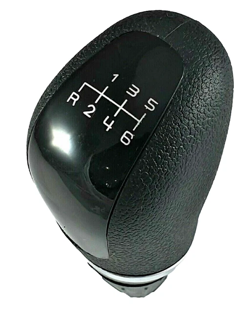 Pomello Cambio In Pelle Con Soffietto Per Mercedes Vito Kasten 638 5 Marce - M1-Parts, Nero