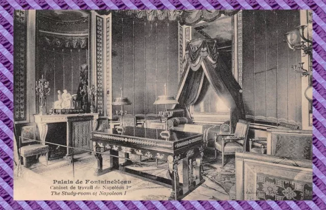 CPA - 77 - Palais de FONTAINEBLEAU - Le Cabinet de Napoleon 1er