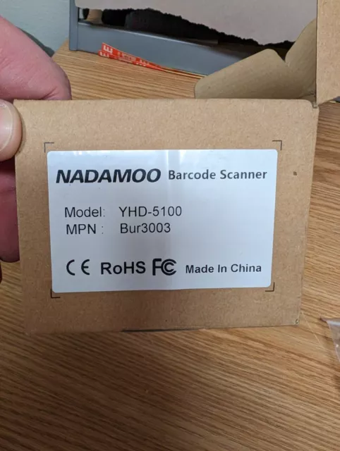 NADAMOO Wireless YHD-5100 Bur3003 USB Handheld Barcode Scanner 3