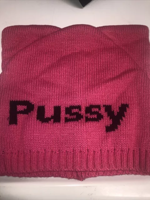 Ears stand up! Pussyhat -Pussy Cat Hat Women's March Beanie Knit Pink