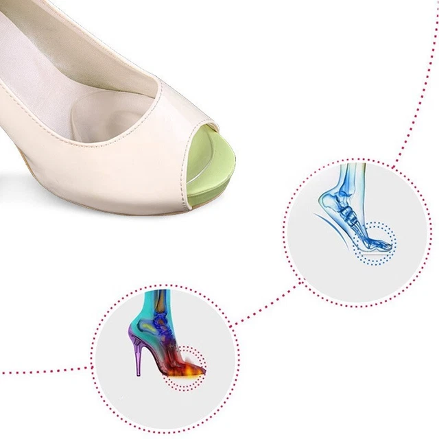 Tacco Alto Avampiede Cuscinetti Scarpe Inserti Suola Imbottite Anti-scivolo