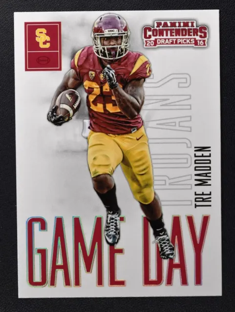 2016 Panini Contenders Draft Picks Game Day Tickets #31 Tre Madden - NM-MT
