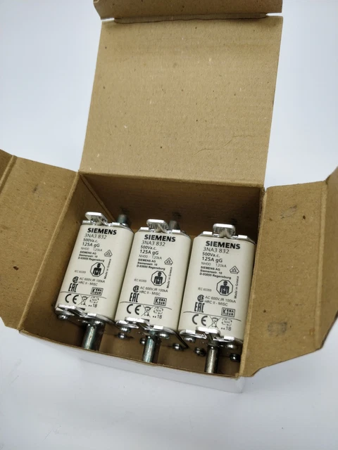 SIEMENS 3NA3832 LV Hrc Fuse - Articulation 500V 3pcs