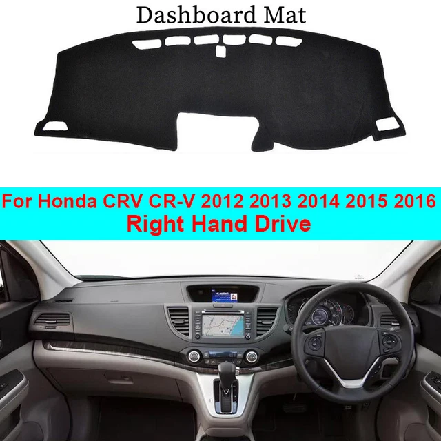 DASH MAT,SUEDE DASHBOARD COVER,BLACK DASHMAT For Honda CRV CRV 2012