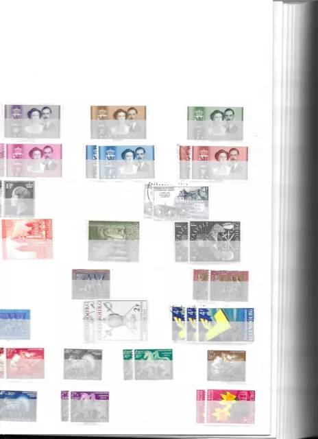 Lot de 100 timbres du LUXEMBOURG -1952 à 1956-NEUFS (+ quelques oblitérés)- TBE.
