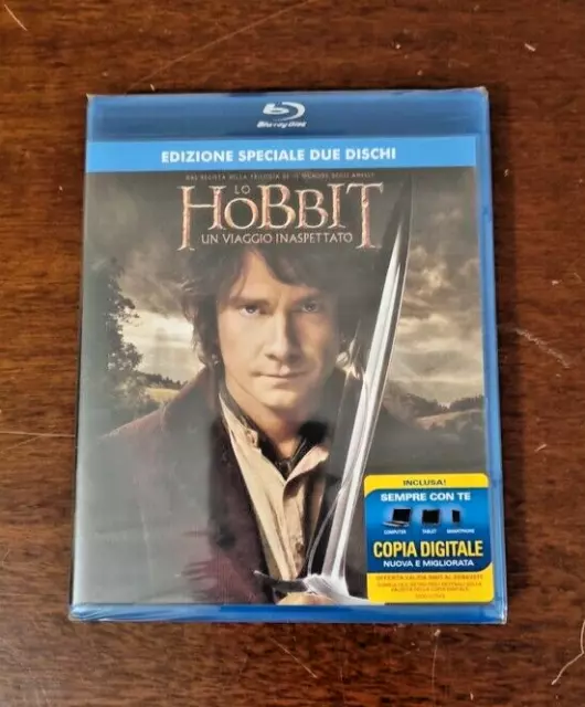 Lo Hobbit un viaggio inaspettato - Blu Ray edizione 2 dischi (NUOVO SIGILLATO)