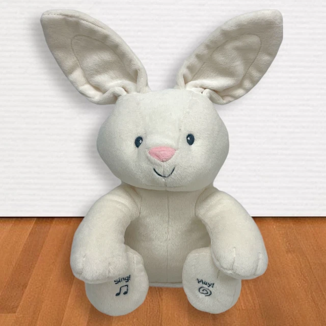 Gund Baby Flora 12in The Bunny Animated Stuffed Animal Toy - Cream