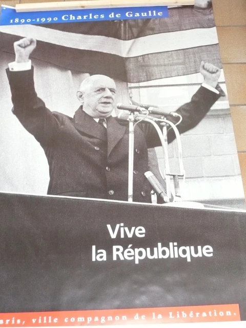 Affiche - DE GAULLE - 120x160cm