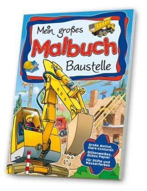 media Verlag Malbuch Baustelle