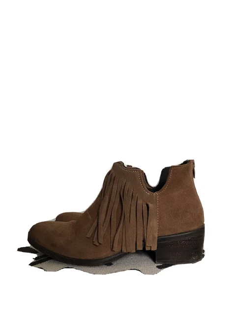 bottines low boots en daim nubuck marron PIECES pointure 36 EU - 6 UK - 3,5 US 2