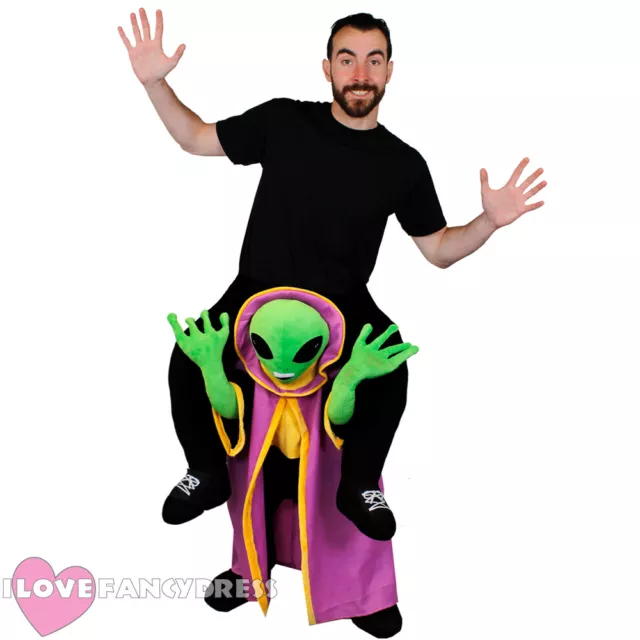 Alien Lord Pick Me Up Halloween Costume Funny Novelty Stag Fancy Dress Ride On