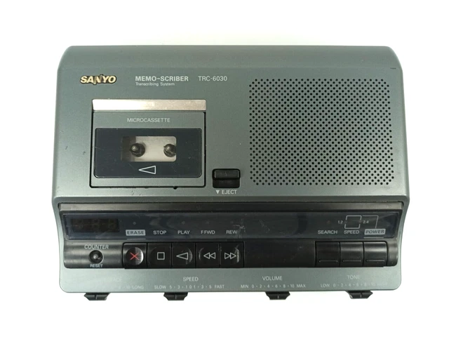 Sanyo TRC9010 vintage Memo Scriber Système de