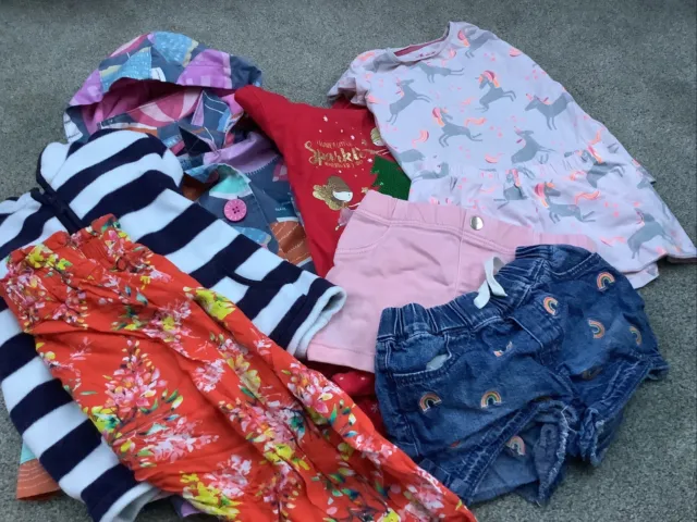 used girls clothes bundle age 18-24 months