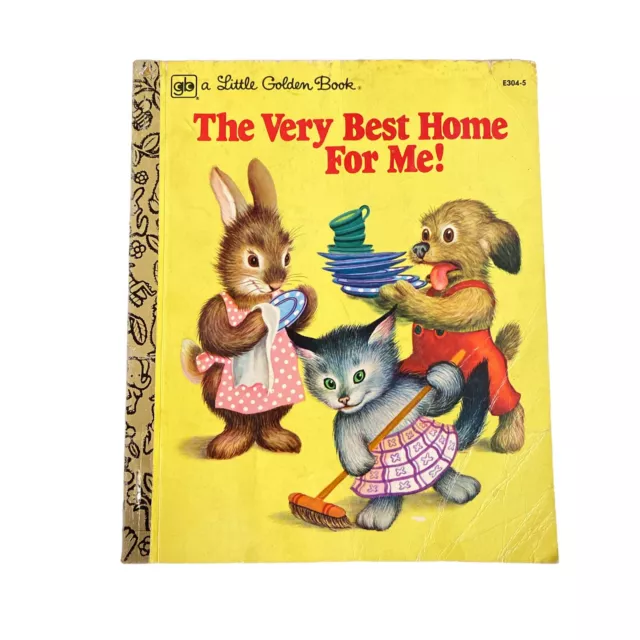 The Very Best Home for Me Little Golden Book Paperback Jane Werner Watson 1953