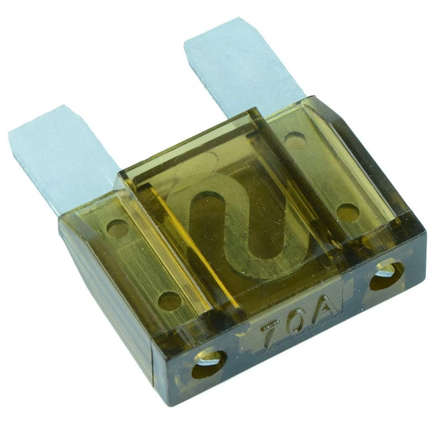 2 X 70A Maxi Lame Fusible 70 Amp Auto Voiture Van Vélo Camion