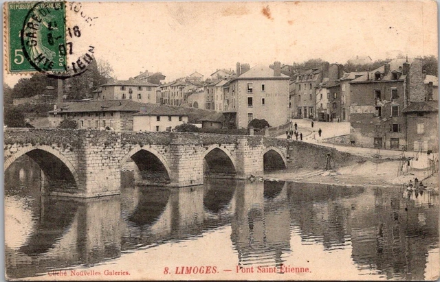 CPA 87 LIMOGES L'Abbessaille Pont Saint Etienne