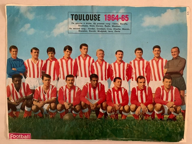 Poster D'époque Stade Rennais, équipe 1964, Original