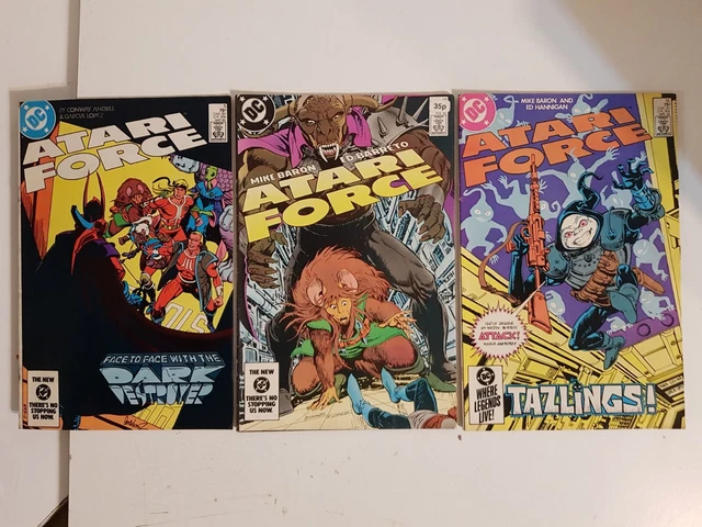 Dc Comics Atari Force X3 Issues Vintage Comic's 1980's