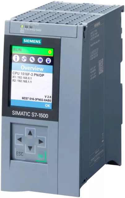 Siemens 6ES7516-3FN02-0AB0 SIMATIC S7-1500F Zentralbaugruppe 6ES7 516-3FN02-0AB0
