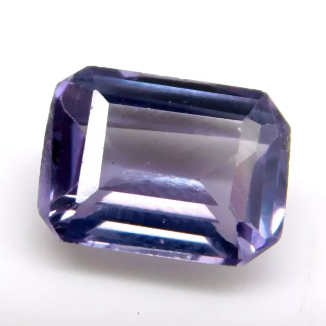 4.45 Ct Natural Color Change Alexandrite Radiant Cut Certified Stunning Gemstone