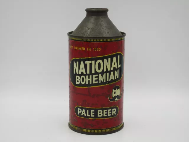 National Bohemian Pale Cone Top Beer Can