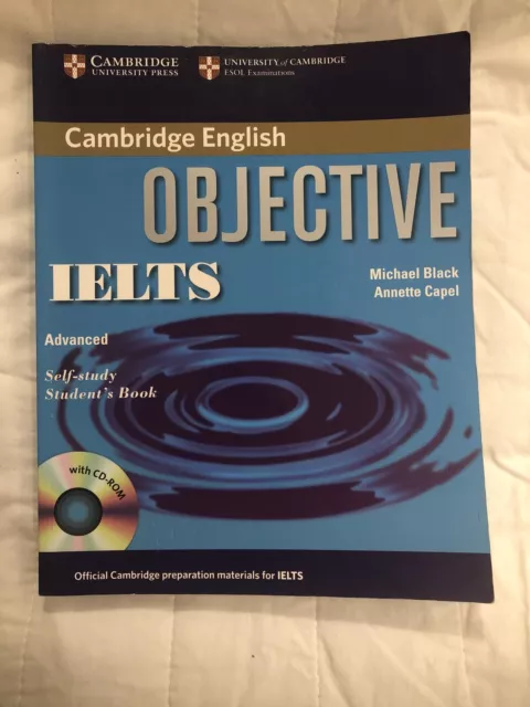 OBJECTIVE　£5.99　PicClick　Cambridge　English　CD-ROM　Self　IELTS　with　Book　Student's　Study　ADVANCED　UK
