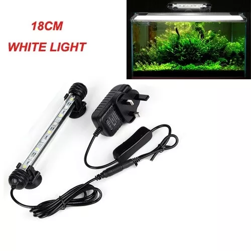 18-108 CM LED Aquarium Light Fish Tank Light Blue LED Light Bar Stick Fish Tank